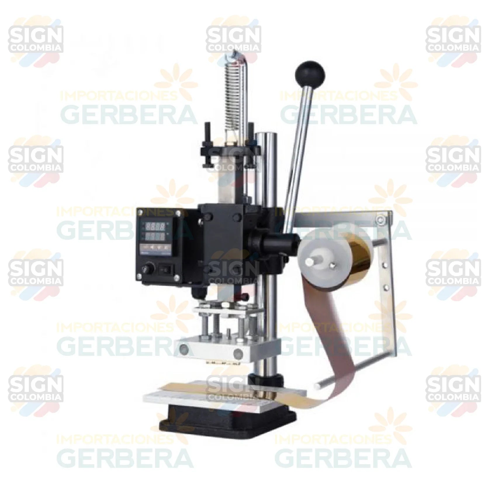 Máquina Estampadora En Caliente para Piel y Plástico - SIGN COLOMBIA Plotter de corte